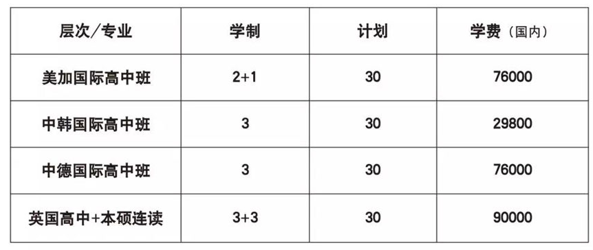 济南深泉外国语学校学费多少