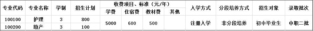 2020年重庆市南丁卫生职业学校招生简章