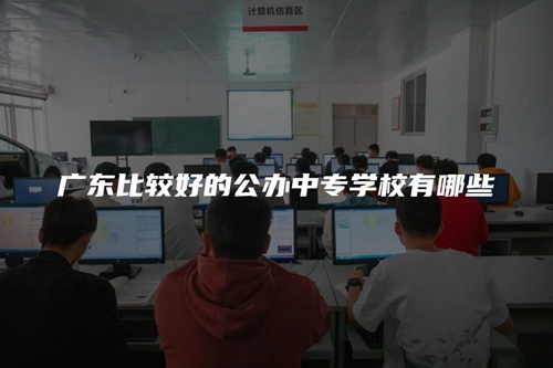 广东比较好的公办中专学校有哪些